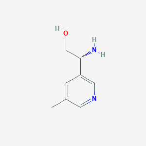 (R)-2-Amino-2-(5-methylpyridin-3-yl)ethan-1-ol