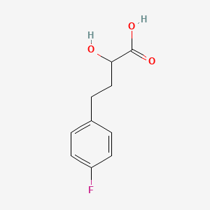 molecular formula C10H11FO3 B13602648 4-(4-Fluorophenyl)-2-hydroxybutanoic acid 