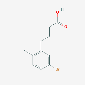 4-(5-Bromo-2-methylphenyl)butanoic acid