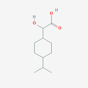 molecular formula C11H20O3 B13602746 2-Hydroxy-2-(4-isopropylcyclohexyl)acetic acid 