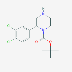 Tert-butyl 2-(3,4-dichlorophenyl)piperazine-1-carboxylate