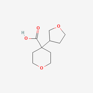 4-(Tetrahydrofuran-3-yl)tetrahydro-2h-pyran-4-carboxylic acid