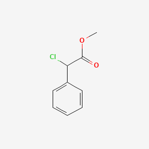molecular formula C9H9ClO2 B1360280 Methyl 2-chloro-2-phenylacetate CAS No. 7476-66-6