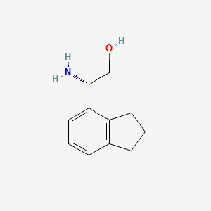 (S)-2-Amino-2-(2,3-dihydro-1H-inden-4-yl)ethanol