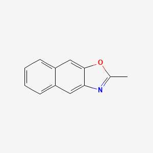 molecular formula C12H9NO B1360287 2-Methylnaphth[2,3-d]oxazole CAS No. 20686-66-2