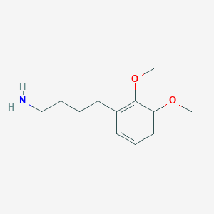 molecular formula C12H19NO2 B13602871 4-(2,3-Dimethoxyphenyl)butan-1-amine 