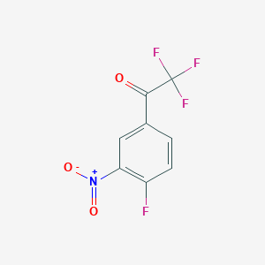 2,2,2-Trifluoro-1-(4-fluoro-3-nitrophenyl)ethanone