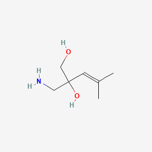 2-(Aminomethyl)-4-methylpent-3-ene-1,2-diol