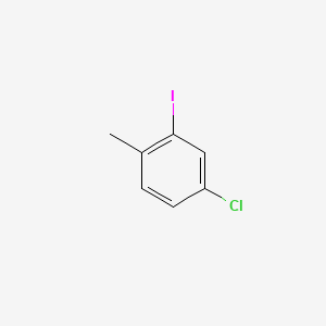 molecular formula C7H6ClI B1360293 4-氯-2-碘-1-甲基苯 CAS No. 33184-48-4