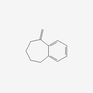 molecular formula C12H14 B1360297 5-亚甲基-6,7,8,9-四氢-5H-苯并[7]环庚烯 CAS No. 40562-09-2