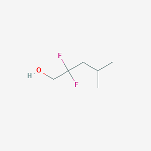 2,2-Difluoro-4-methylpentan-1-ol