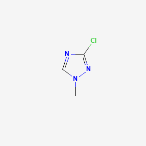molecular formula C3H4ClN3 B1360302 3-氯-1-甲基-1H-1,2,4-三唑 CAS No. 56616-92-3