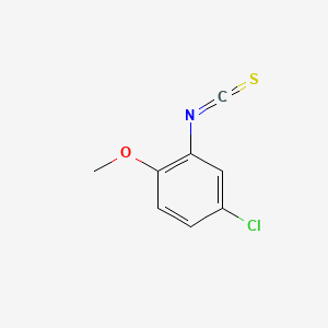 molecular formula C8H6ClNO2 B1360306 5-氯-2-甲氧基苯基异硫氰酸酯 CAS No. 63429-99-2