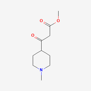 Methyl 3-(1-methylpiperidin-4-yl)-3-oxopropanoate