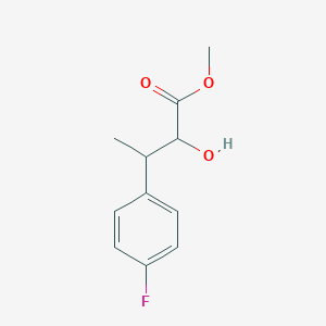 Methyl 3-(4-fluorophenyl)-2-hydroxybutanoate