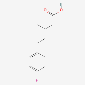 5-(4-Fluorophenyl)-3-methylpentanoic acid