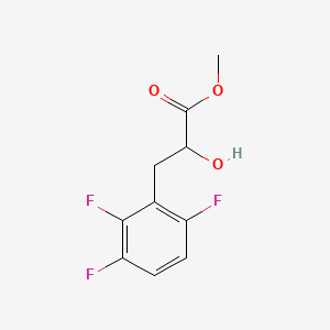 molecular formula C10H9F3O3 B13603133 Methyl 2-hydroxy-3-(2,3,6-trifluorophenyl)propanoate 