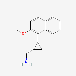 C-[2-(2-Methoxy-naphthalen-1-yl)-cyclopropyl]-methylamine