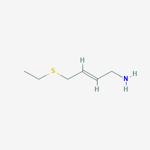 4-(Ethylthio)but-2-en-1-amine