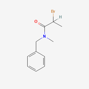 molecular formula C11H14BrNO B1360324 N-苄基-2-溴-N-甲基丙酰胺 CAS No. 100129-07-5