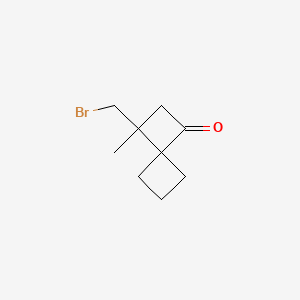 3-(Bromomethyl)-3-methylspiro[3.3]heptan-1-one