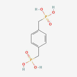 molecular formula C8H12O6P2 B1360328 [4-(膦酸甲基)苯基]甲基膦酸 CAS No. 4546-06-9