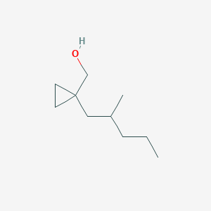 molecular formula C10H20O B13603296 (1-(2-Methylpentyl)cyclopropyl)methanol 