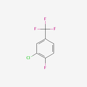 molecular formula C7H3ClF4 B1360330 3-Chloro-4-fluorobenzotrifluoride CAS No. 78068-85-6