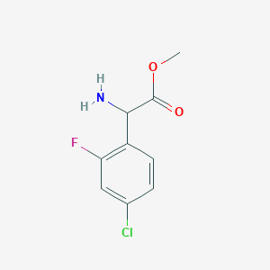 Methyl 2-amino-2-(4-chloro-2-fluorophenyl)acetate