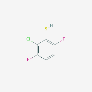 molecular formula C6H3ClF2S B13603311 2-Chloro-3,6-difluorothiophenol 