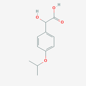 molecular formula C11H14O4 B13603383 2-Hydroxy-2-(4-isopropoxyphenyl)acetic acid 