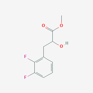 molecular formula C10H10F2O3 B13603388 Methyl 3-(2,3-difluorophenyl)-2-hydroxypropanoate 