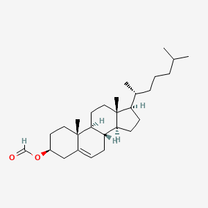 molecular formula C28H46O2 B1360339 Formiate de cholestérol CAS No. 4351-55-7