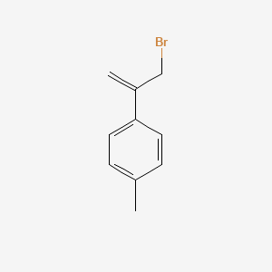 molecular formula C10H11Br B13603394 1-(3-Bromoprop-1-en-2-yl)-4-methylbenzene 