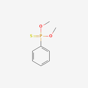 B1360340 O,O-Dimethyl phenylphosphonothioate CAS No. 6840-11-5