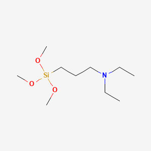 molecular formula C10H25NO3Si B1360345 (N,N-二乙基-3-氨基丙基)三甲氧基硅烷 CAS No. 41051-80-3