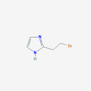 molecular formula C5H7BrN2 B13603464 2-(2-bromoethyl)-1H-imidazole 