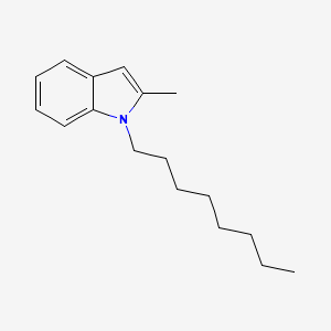 molecular formula C17H25N B1360347 2-Methyl-1-octyl-1H-indole CAS No. 42951-39-3