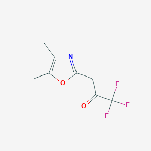 3-(4,5-Dimethyl-1,3-oxazol-2-yl)-1,1,1-trifluoropropan-2-one