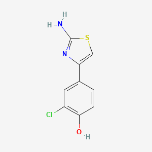 4-(2-Amino-1,3-thiazol-4-yl)-2-chlorophenol