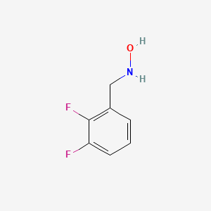 molecular formula C7H7F2NO B13603494 N-(2,3-Difluorobenzyl)hydroxylamine 