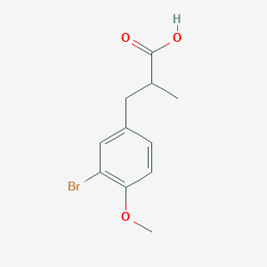 3-(3-Bromo-4-methoxyphenyl)-2-methylpropanoic acid