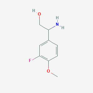 I(2)-Amino-3-fluoro-4-methoxybenzeneethanol