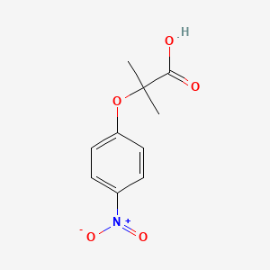 molecular formula C10H11NO5 B1360355 2-Methyl-2-(4-nitrophenoxy)propanoic acid CAS No. 17431-97-9