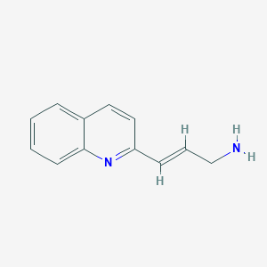 3-(Quinolin-2-yl)prop-2-en-1-amine