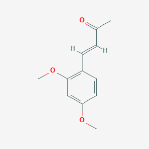 molecular formula C12H14O3 B13603568 4-(2,4-Dimethoxyphenyl)but-3-en-2-one CAS No. 16831-05-3