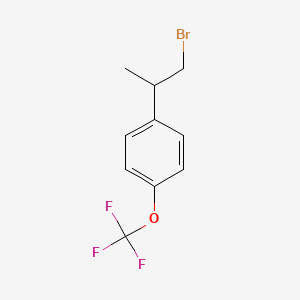 1-(1-Bromopropan-2-yl)-4-(trifluoromethoxy)benzene