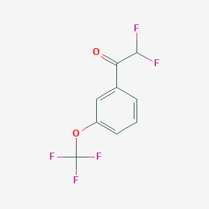 2,2-Difluoro-1-(3-(trifluoromethoxy)phenyl)ethanone