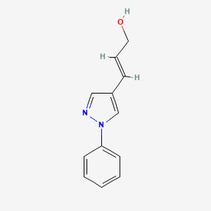 3-(1-Phenyl-1h-pyrazol-4-yl)prop-2-en-1-ol