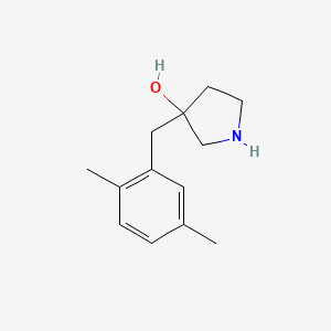 3-(2,5-Dimethylbenzyl)pyrrolidin-3-ol